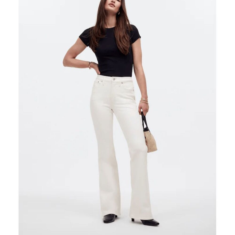 Madewell Jeans Womens 28 Flare Flea Market Elegant Boho Hippie Casual Minimalist